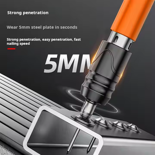 Mini Industrial Manual Metal Nail Pneumatic Air Stapler for Ceiling Concrete & Wood Fastening Tool for DIY and Industrial
