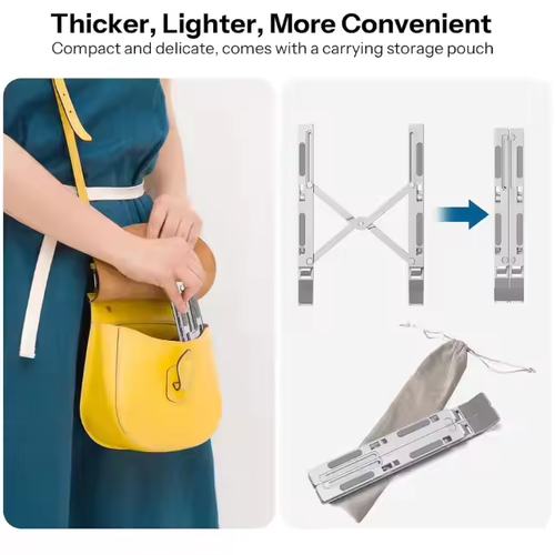 Hot Sale Factory Price Foldable Plastic Cooling Laptop Stand Tablet Pc Holder for 9-15 Inch Laptop