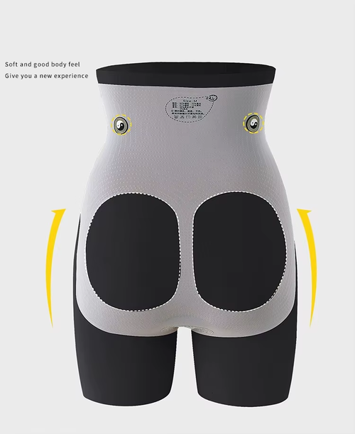 5D magic floating pants nylon high quality high waist hip lifting abdomen pants waist shaping seamless three-point leggings