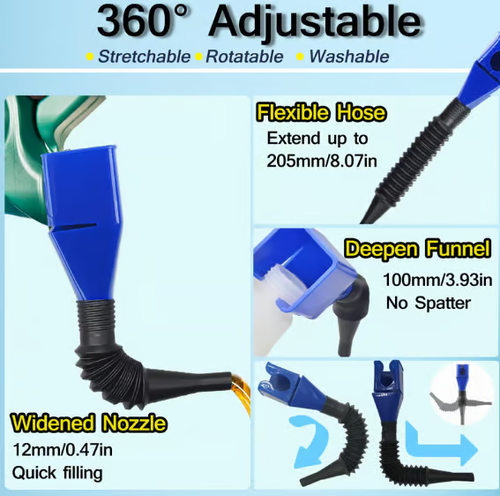 🔥Universal Household Folding Buckle Funnel