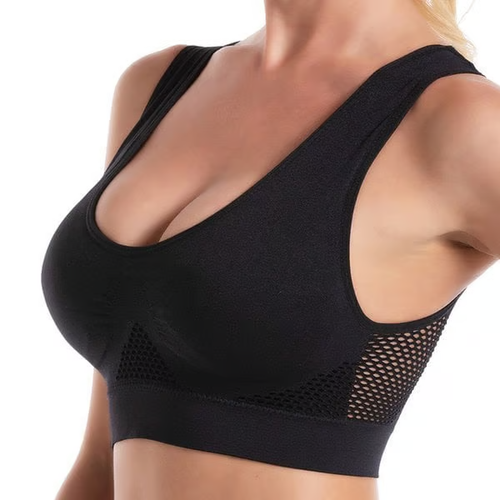 Breathable Cool Liftup Air Bra ( Black Size 2XL)