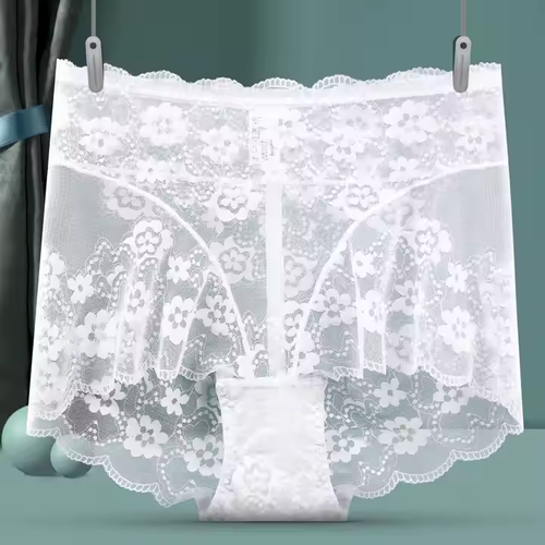 High Quality Sexy Lace Underwear Women's Tummy Control High Waist Fashion Panties