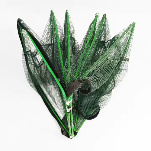 High Quality 16 Hole Polygonal Shrimp Cage Folding Fish Lobster Shrimp Farming Trapper