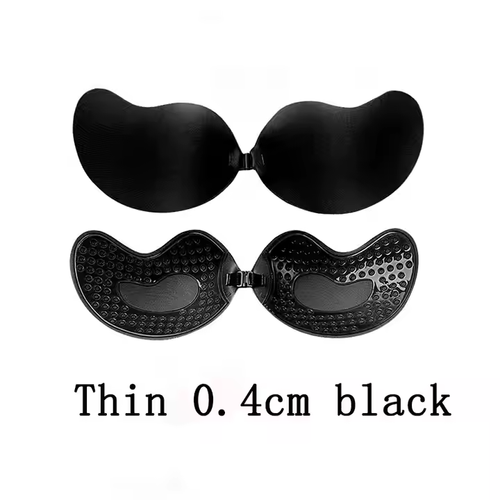 Self-adhesive washable strapless sexy mango shaped bra