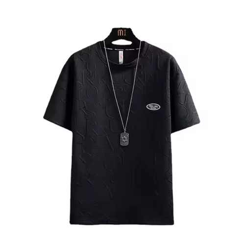 Summer Tshirt Shorts 2 Pieces Set black Tracksuit Mens 3d Letters Vintage Streetwear Creative Pattern Men Sets Short Outfits （Size XL）