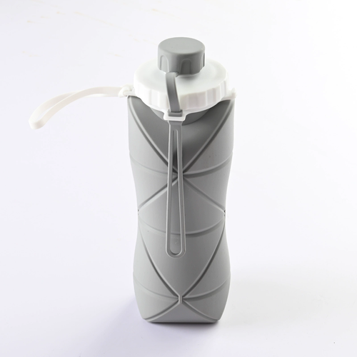 Travel portable leak-proof foldable water bottle
