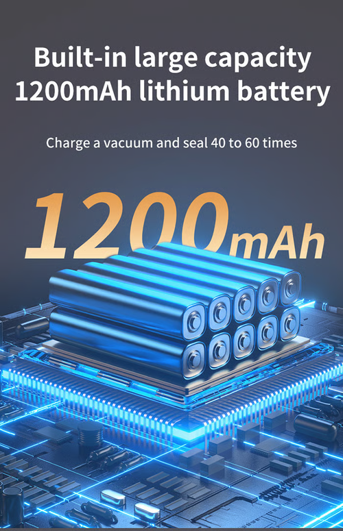 🥗 Keep Your Food Fresh ✨Mini Wireless Vacuum Sealer