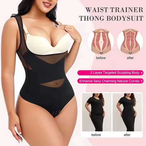 Large size thin waist arm lifting corset tight belly lifting chest shaping triangle one-piece corset