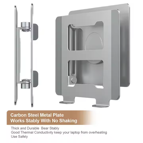 Ergonomic Adjustable Height Angles for Collaborative Work Compute Laptop Stand 360 Rotating Foldable Riser for Desk