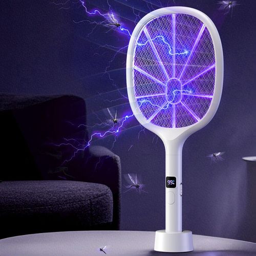 Electric mosquito rechargeable mosquito swatter, two-in-one mosquito repellent, household multi-functional automatic electronic mosquito repellent lamp