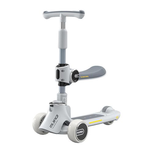 3 in 1 Kid's Scooter Children Cart Allows Both Sitting and Standing With Smoothly Wheels