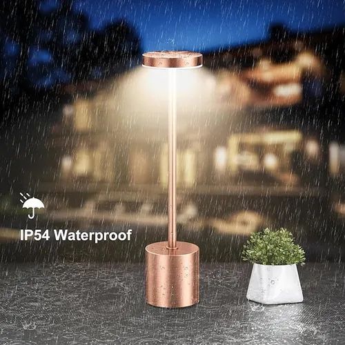 High Lumen Decor Restaurant Bedside Desk Light Bedroom Touch Swith Metal Iron Led Table Lamp