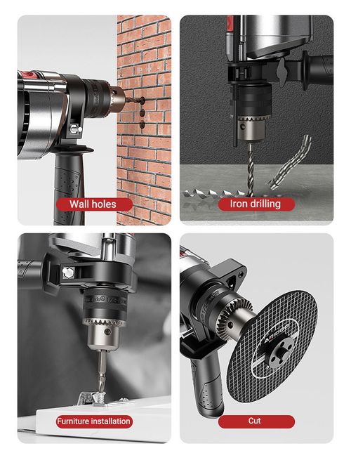 Wall-penetrating concrete impact drill, household hand-held electric drill, gun drill, electric drill tool with cable, plug in 220V concrete
