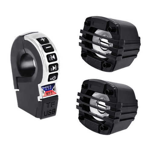 Motorcycle Bluetooth audio 12V electric car handlebar MP3FM with handle switch modified car speaker