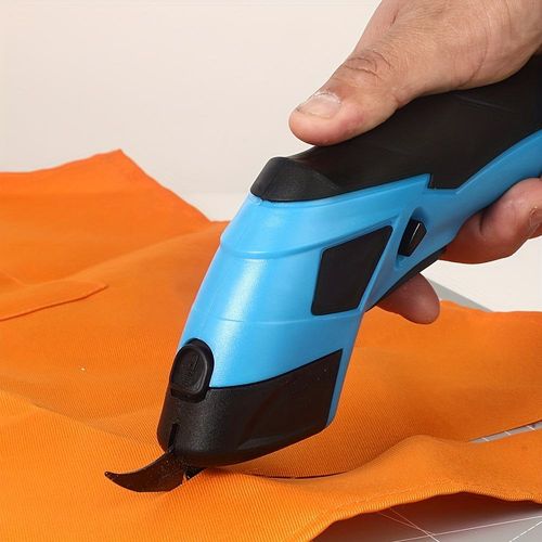 Manual electric scissors, electric fabric cutting, fabric trimming, leather trimming scissors, handheld lithium battery tool cutting machine