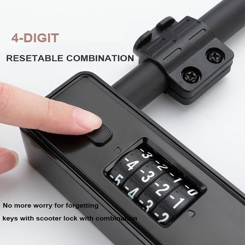 Portable Password Steel U-Lock For Motorcycle With 2 Keys Security Anti Theft