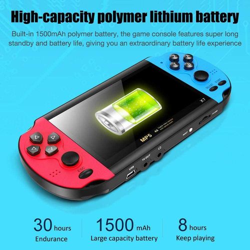 Supports two-player online play, the new X7S dual joystick game console, high-definition large-screen PSP handheld game console, 16G nostalgic mini arcade handheld