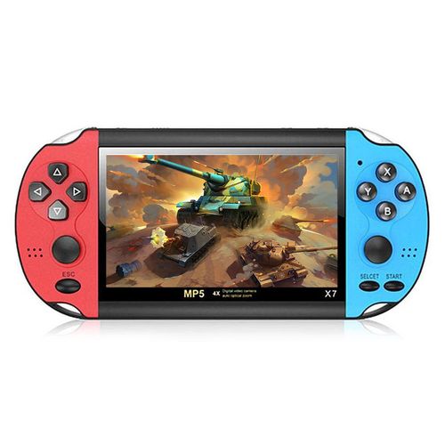 Supports two-player online play, the new X7S dual joystick game console, high-definition large-screen PSP handheld game console, 16G nostalgic mini arcade handheld