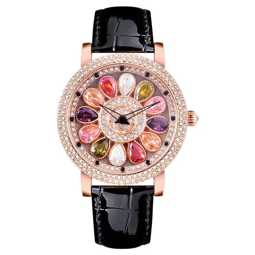 New Arrival Fashion Ladies Quartz Watches Daily Life Waterproof Diamond Luxury Watch Rotate the Dial