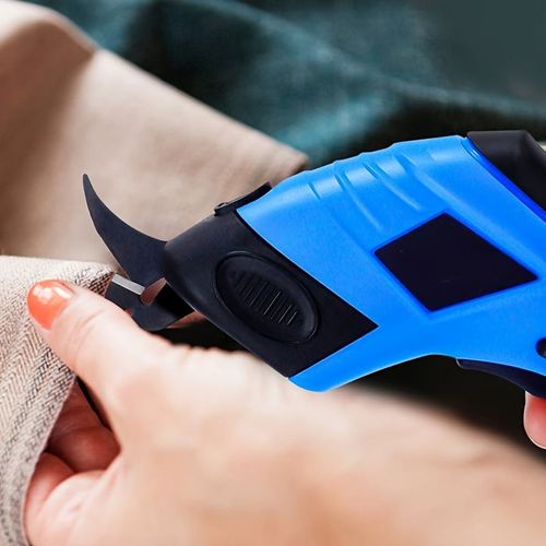 Manual electric scissors, electric fabric cutting, fabric trimming, leather trimming scissors, handheld lithium battery tool cutting machine