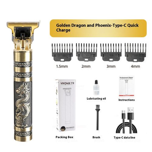t9 Hair clipper, an oil head pusher for bald heads, an electric hair clipper, and a hair clipper