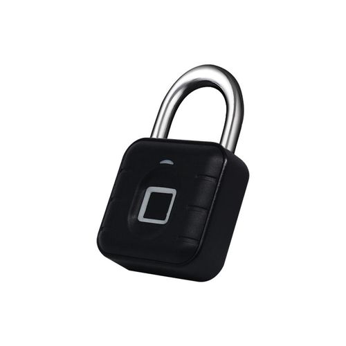 IP67 waterproof biometric smart cabinet lock, aluminum-wood door, smart fingerprint keyless security padlock