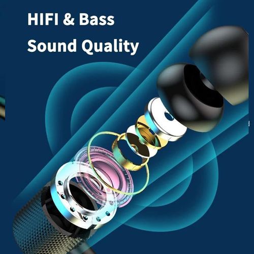 Neck hanging bluetooth headset large power sports game neck hanging wireless bluetooth headset