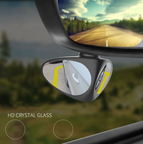 Hot-selling car rearview mirrors, front and rear blind spot rearview mirrors, 360-degree adjustable reversing assist dual mirrors