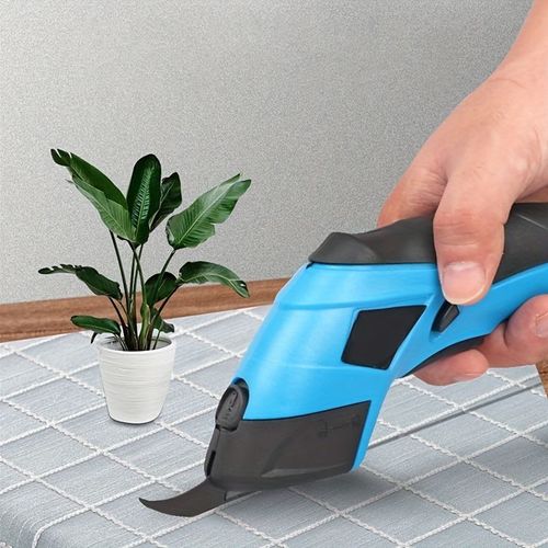 Manual electric scissors, electric fabric cutting, fabric trimming, leather trimming scissors, handheld lithium battery tool cutting machine