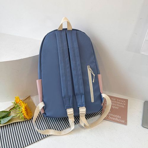 Fashion  Large Capacity Backpack Teenage Pure Colour Schoolbag Women Men Waterproof Travel Rucksack Bags Student School Bag