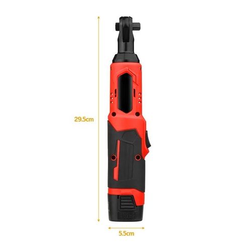 Portable ratchet wrench with high torque, 90 degrees, auto repair rechargeable wrench, lithium battery tool set