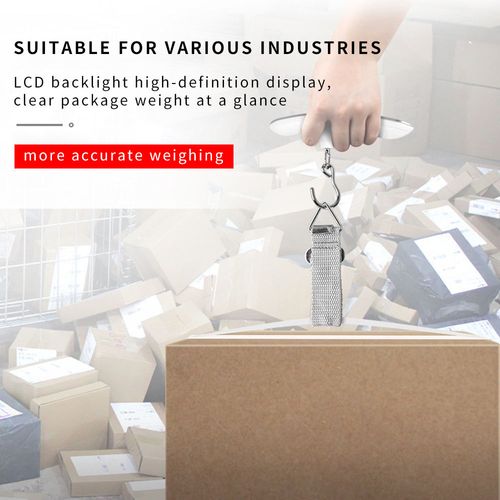 Hot Sales Digital Travel Scale Lcd Display Electronic Stainless Hanging 50kg Weighting Portable Digital Luggage Scale