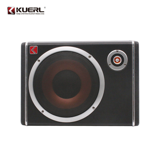 High-power active 12V audio modification with tweeter 10-inch trapezoidal ultra-thin car subwoofer