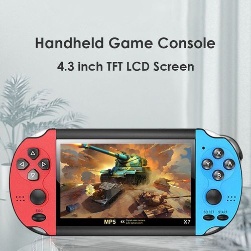 Supports two-player online play, the new X7S dual joystick game console, high-definition large-screen PSP handheld game console, 16G nostalgic mini arcade handheld