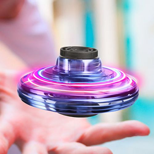 Spinning fingertip gyroscope suspended luminous spinning gyroscope to relieve pressure children's toy induction aircraft