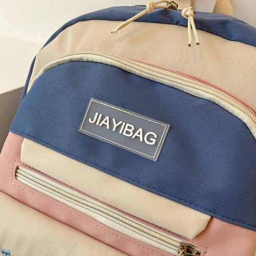 Fashion  Large Capacity Backpack Teenage Pure Colour Schoolbag Women Men Waterproof Travel Rucksack Bags Student School Bag