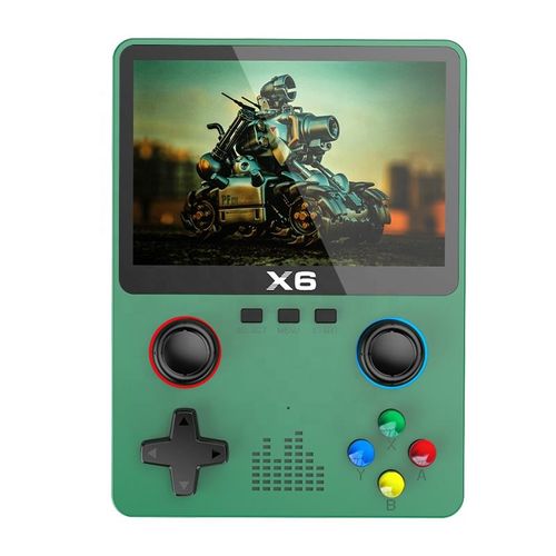 The newly designed 3.5-inch portable retro handheld game console X6psp features a game player