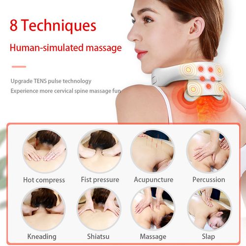 Neck and waist massager