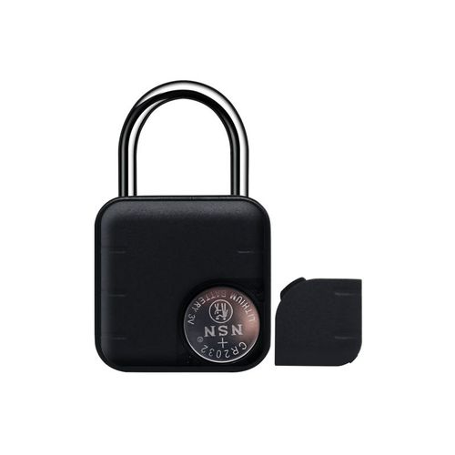 IP67 waterproof biometric smart cabinet lock, aluminum-wood door, smart fingerprint keyless security padlock