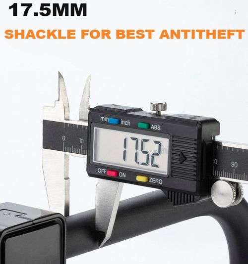 Portable Password Steel U-Lock For Motorcycle With 2 Keys Security Anti Theft