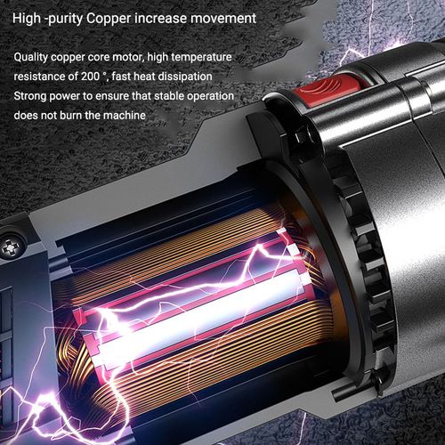 Wall-penetrating concrete impact drill, household hand-held electric drill, gun drill, electric drill tool with cable, plug in 220V concrete