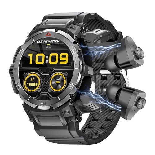 The GT100pro smartwatch is a TWS two-in-one health monitoring, Bluetooth call and NFC three-proof sports watch