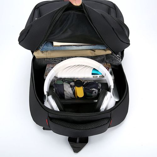 A large-capacity waterproof laptop backpack for business trips