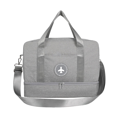 Dry Wet Separation Large Waterproof Cationic Fabric Sports Travel Bag Shoes Organizer Portable Weekend Gym Duffel Bag Backpack