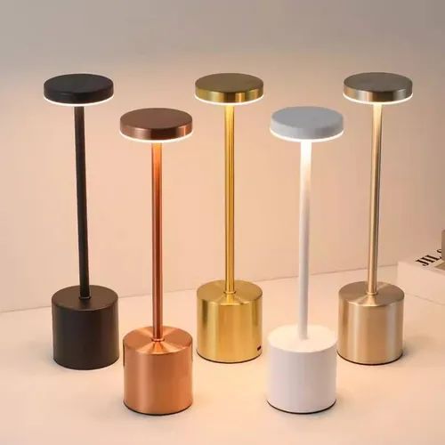 High Lumen Decor Restaurant Bedside Desk Light Bedroom Touch Swith Metal Iron Led Table Lamp