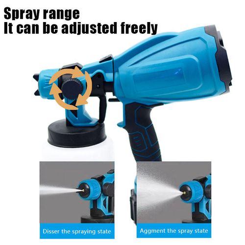 Multi-function Lithium Electric Paint Spray Guns the New Upgraded Handheld Lithium High Voltage Electric Spray Gun