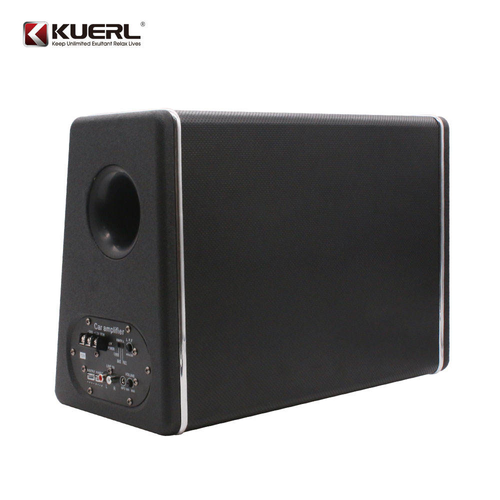 High-power active 12V audio modification with tweeter 10-inch trapezoidal ultra-thin car subwoofer