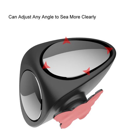 Hot-selling car rearview mirrors, front and rear blind spot rearview mirrors, 360-degree adjustable reversing assist dual mirrors