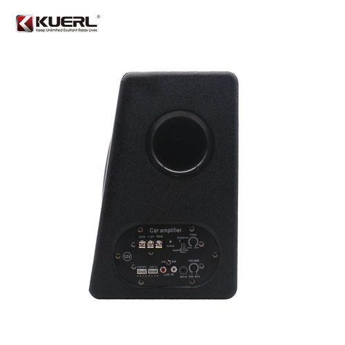High-power active 12V audio modification with tweeter 10-inch trapezoidal ultra-thin car subwoofer