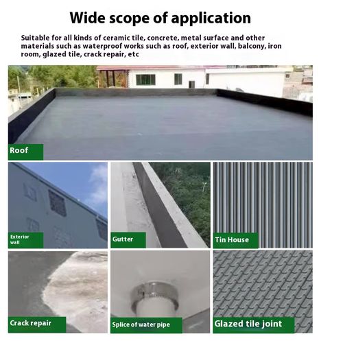 10 catties roof leak repair waterproof special coating roof roof crack material exterior wall leak repair king leak prevention leak repair glue